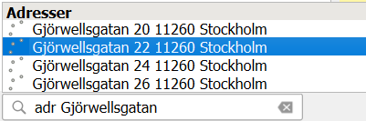 Sökning på adressen "Gjörwellsgatan"